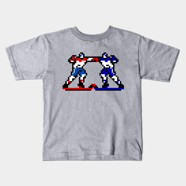 Blades of Steel Montreal vs Toronto Kids T-Shirt by wataah